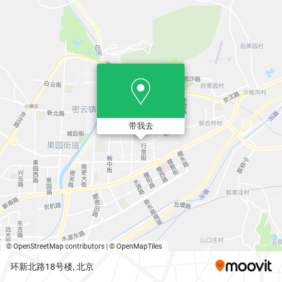 环新北路18号楼地图