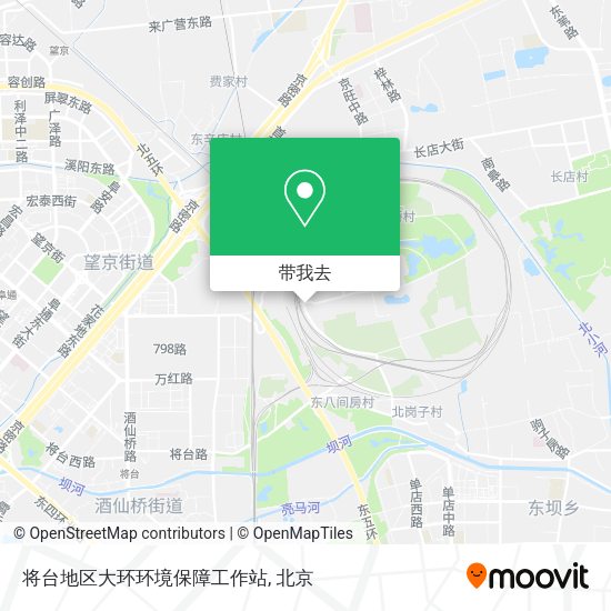 将台地区大环环境保障工作站地图