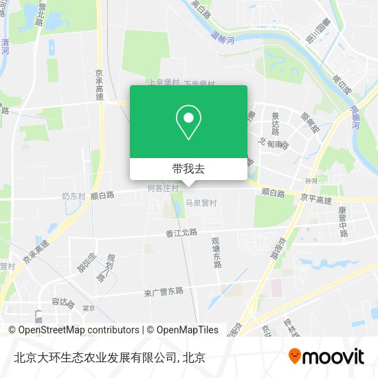 北京大环生态农业发展有限公司地图