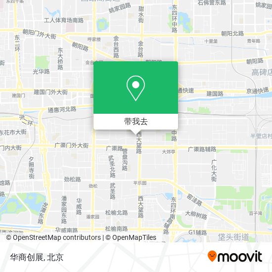 华商创展地图