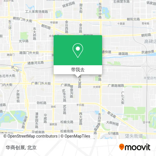 华商创展地图