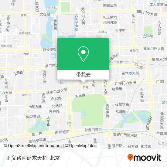 正义路南延东天桥地图