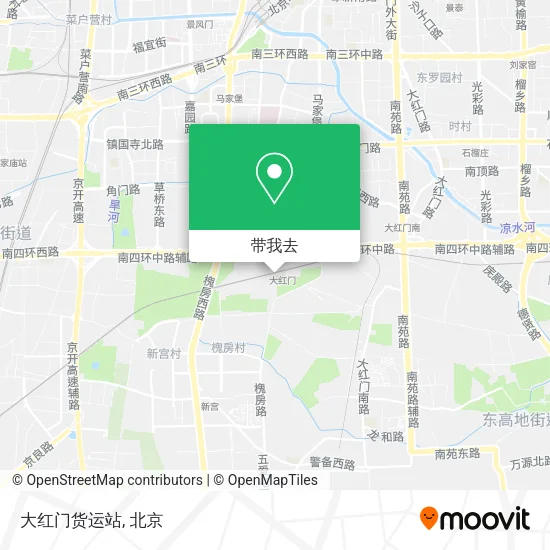 大红门货运站地图
