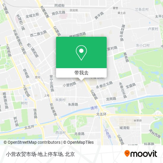小营农贸市场-地上停车场地图