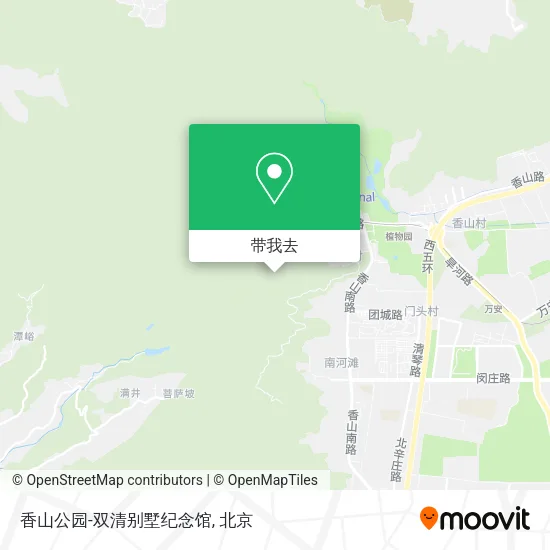 香山公园-双清别墅纪念馆地图