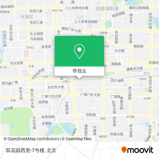 双花园西里-7号楼地图