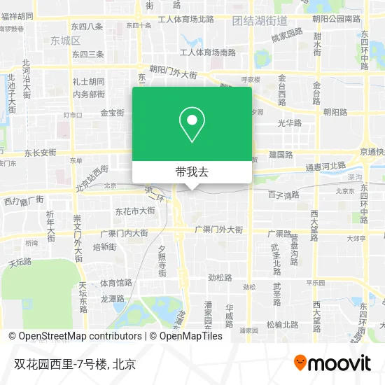 双花园西里-7号楼地图