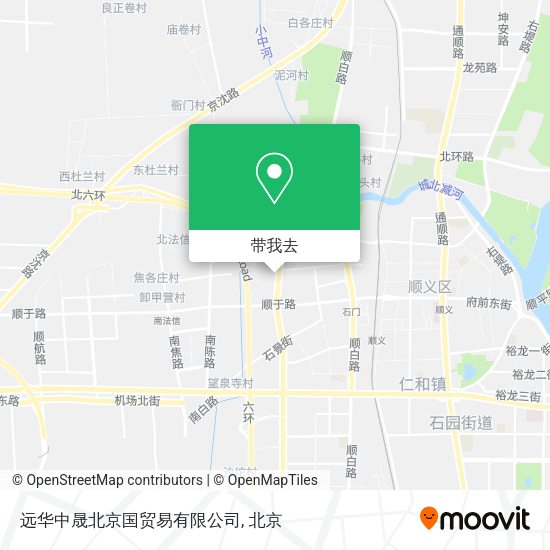 远华中晟北京国贸易有限公司地图