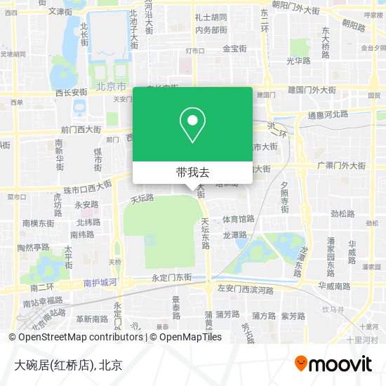 大碗居(红桥店)地图