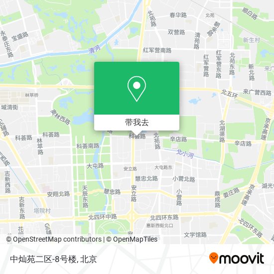 中灿苑二区-8号楼地图