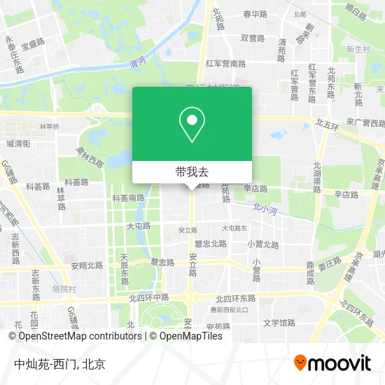 中灿苑-西门地图