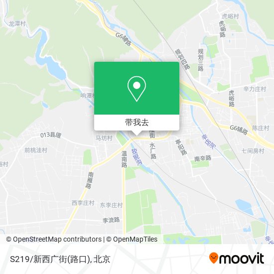S219/新西广街(路口)地图