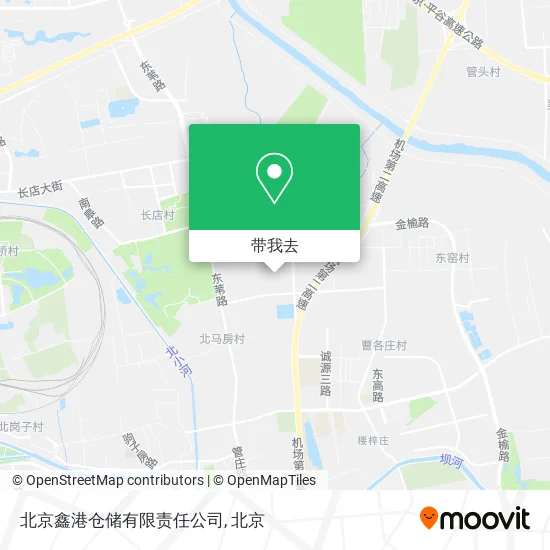 北京鑫港仓储有限责任公司地图