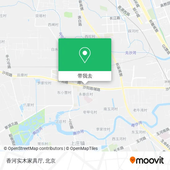 香河实木家具厅地图