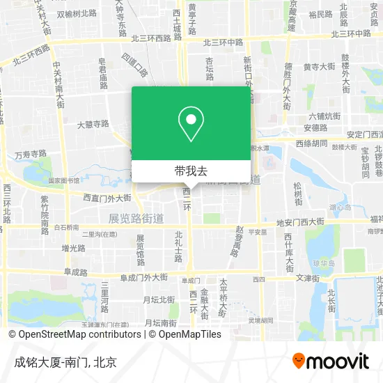 成铭大厦-南门地图