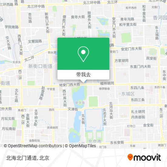 北海北门通道地图