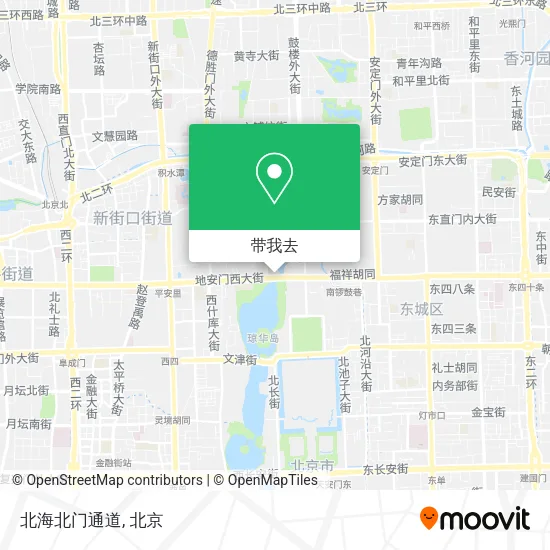 北海北门通道地图