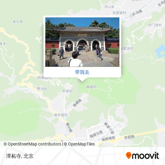 潭柘寺地图