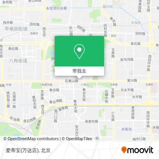 爱蒂宝(万达店)地图