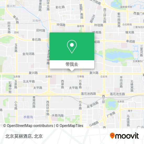 北京莫丽酒店地图