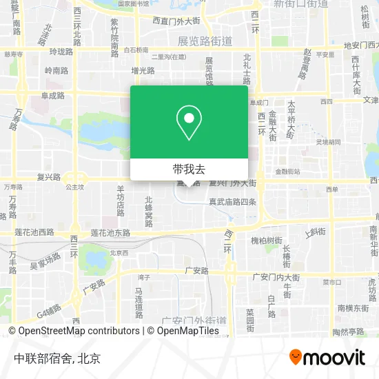 中联部宿舍地图