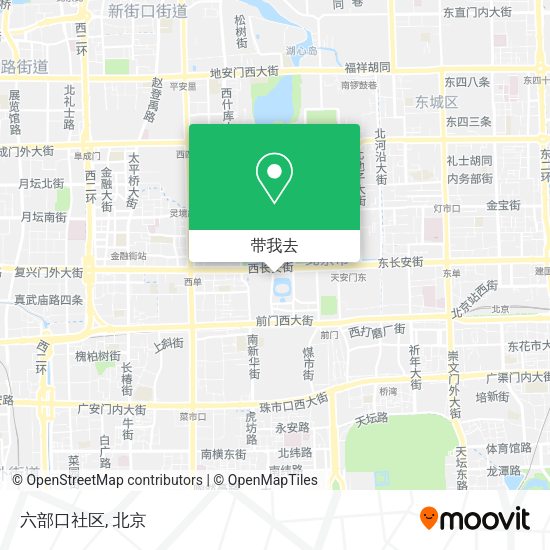 六部口社区地图