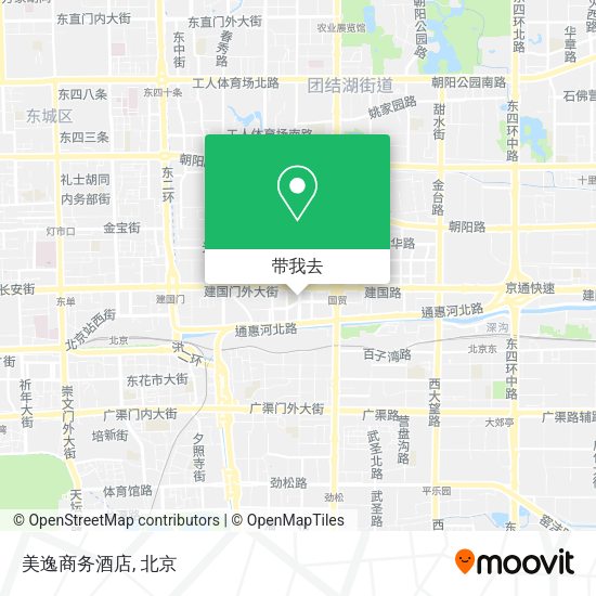 美逸商务酒店地图