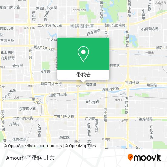 Amour杯子蛋糕地图