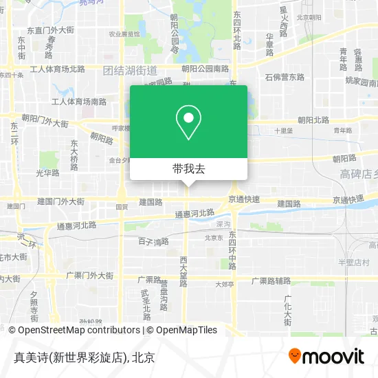 真美诗(新世界彩旋店)地图