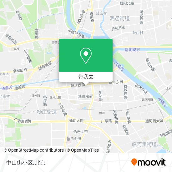中山街小区地图