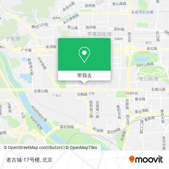 老古城-17号楼地图