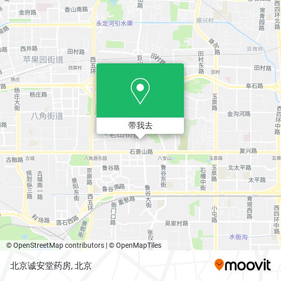 北京诚安堂药房地图