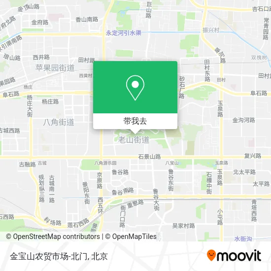 金宝山农贸市场-北门地图