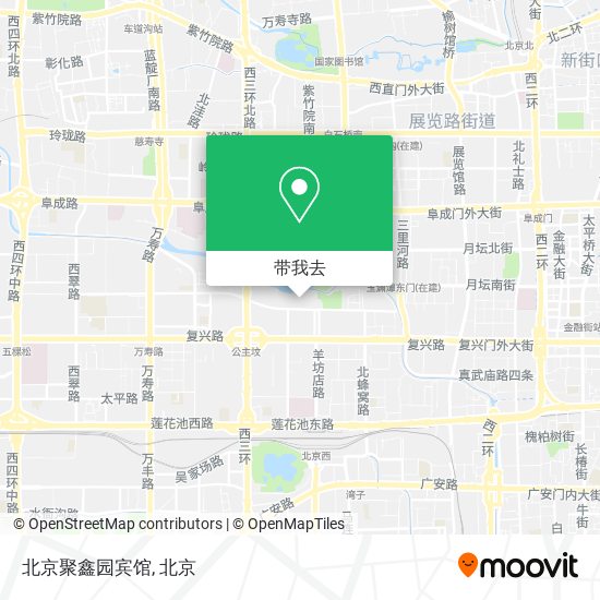 北京聚鑫园宾馆地图