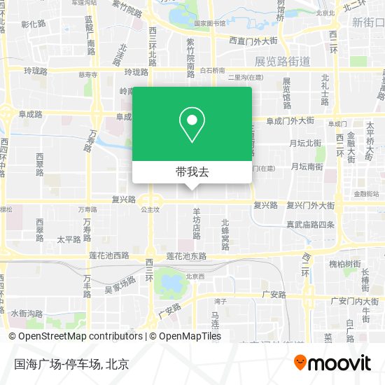 国海广场-停车场地图