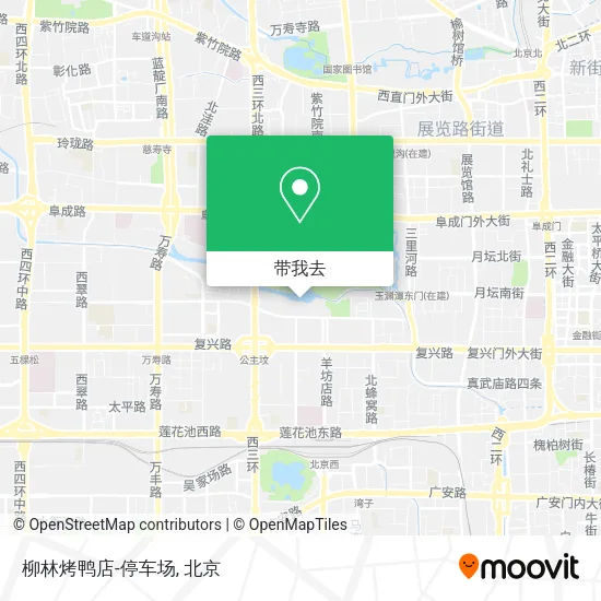 柳林烤鸭店-停车场地图