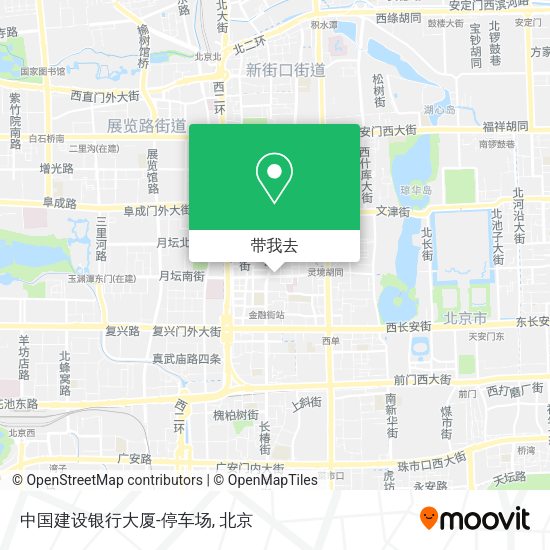 中国建设银行大厦-停车场地图