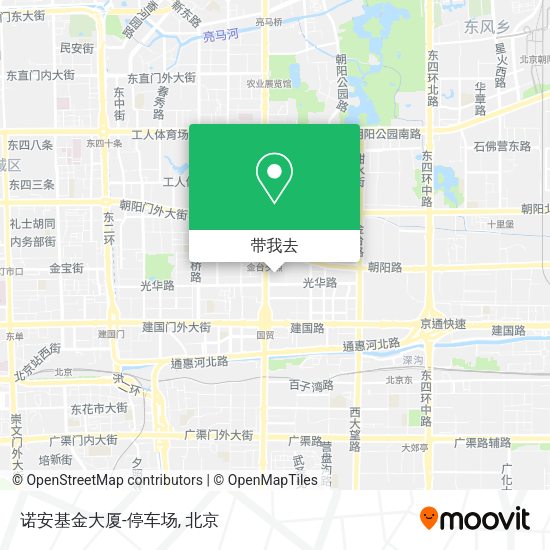 诺安基金大厦-停车场地图