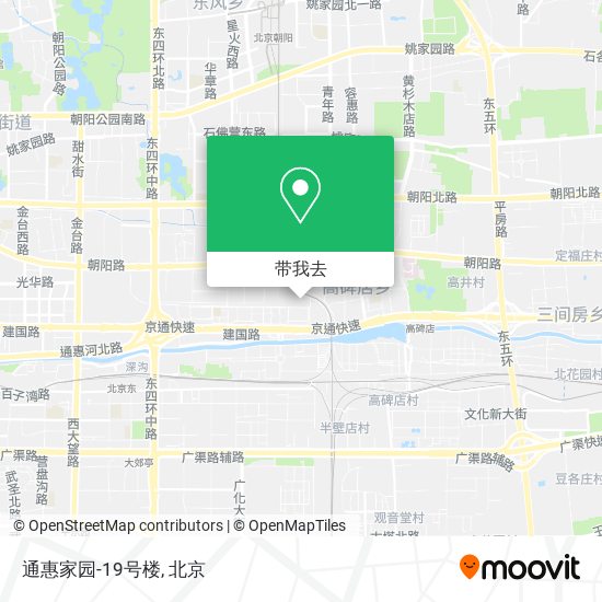 通惠家园-19号楼地图