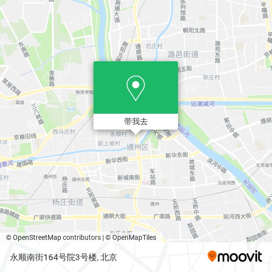 永顺南街164号院3号楼地图