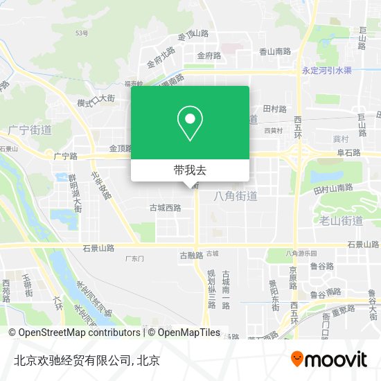 北京欢驰经贸有限公司地图