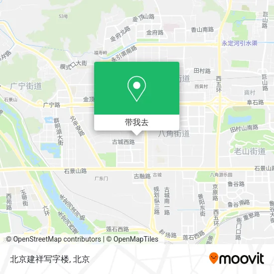 北京建祥写字楼地图