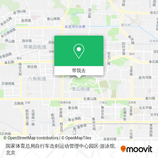 国家体育总局自行车击剑运动管理中心园区-游泳馆地图