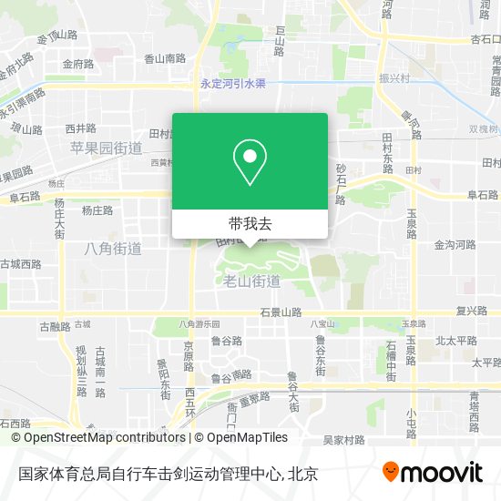 国家体育总局自行车击剑运动管理中心地图