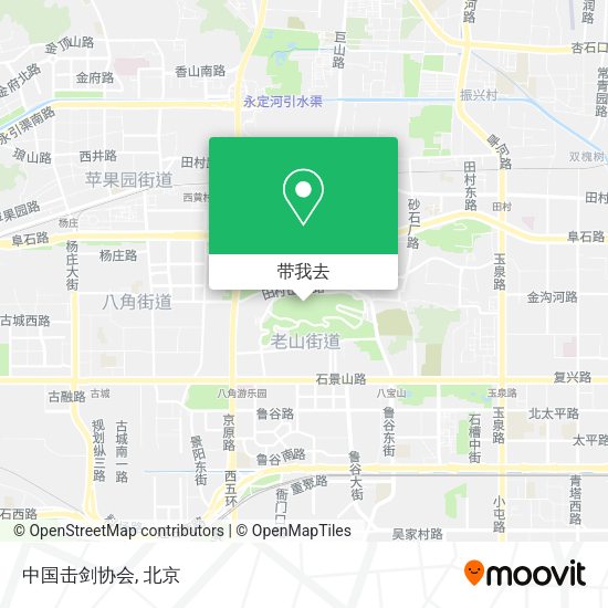 中国击剑协会地图
