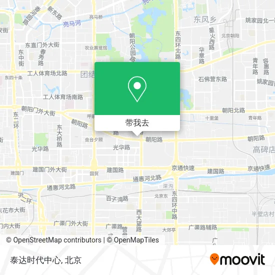 泰达时代中心地图