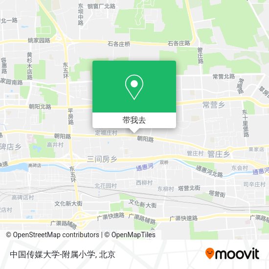 中国传媒大学-附属小学地图