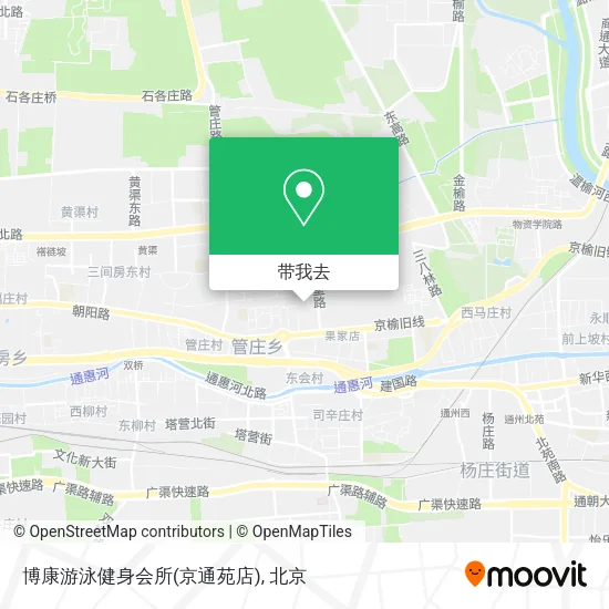 博康游泳健身会所(京通苑店)地图