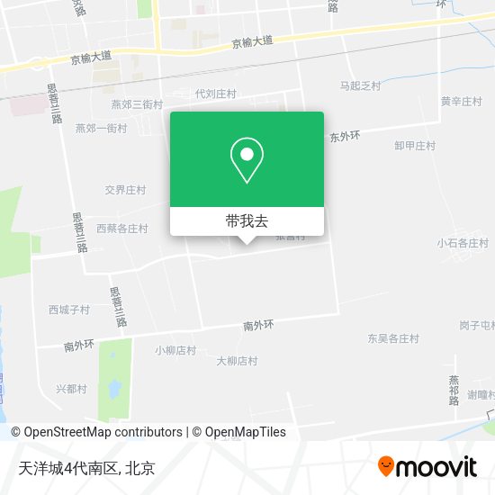 天洋城4代南区地图