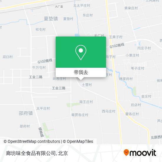 廊坊味全食品有限公司地图